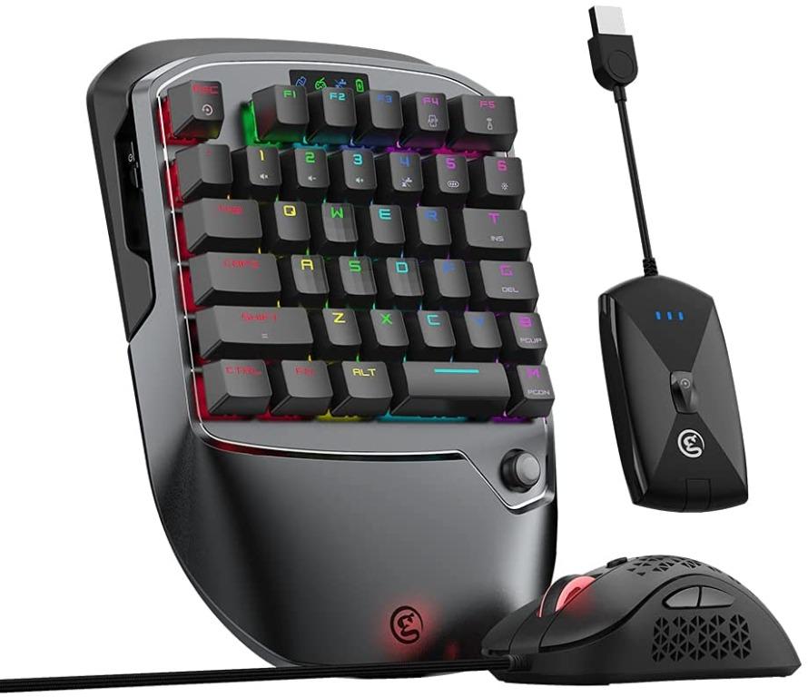  ZJFKSDYX C91 One Handed Gaming Keyboard and Mouse