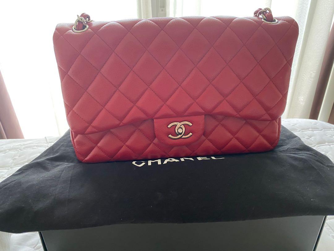 chanel 2.55 red