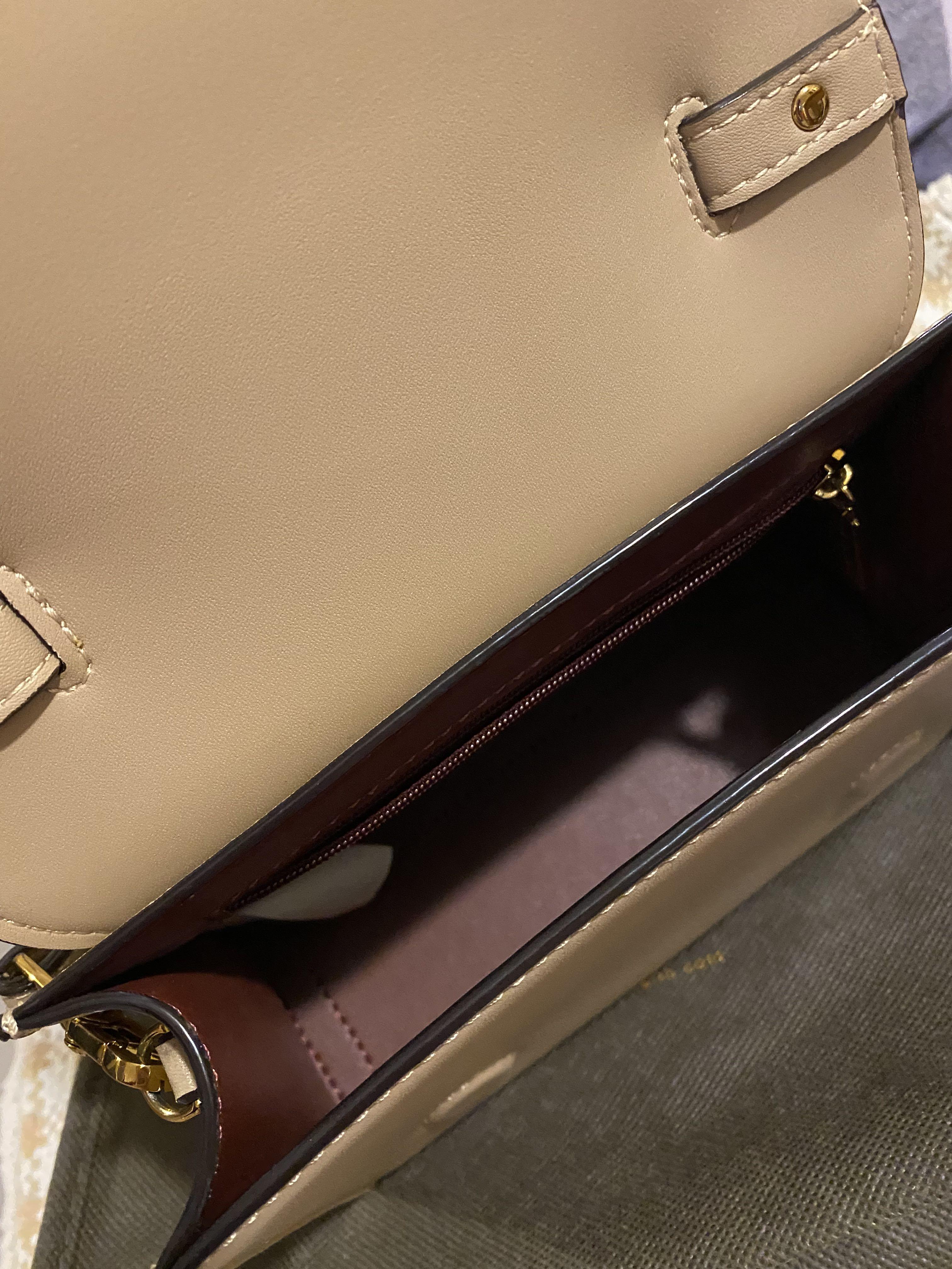 Charles Keith Chunky Metal Top Handle Bow Flap Bag