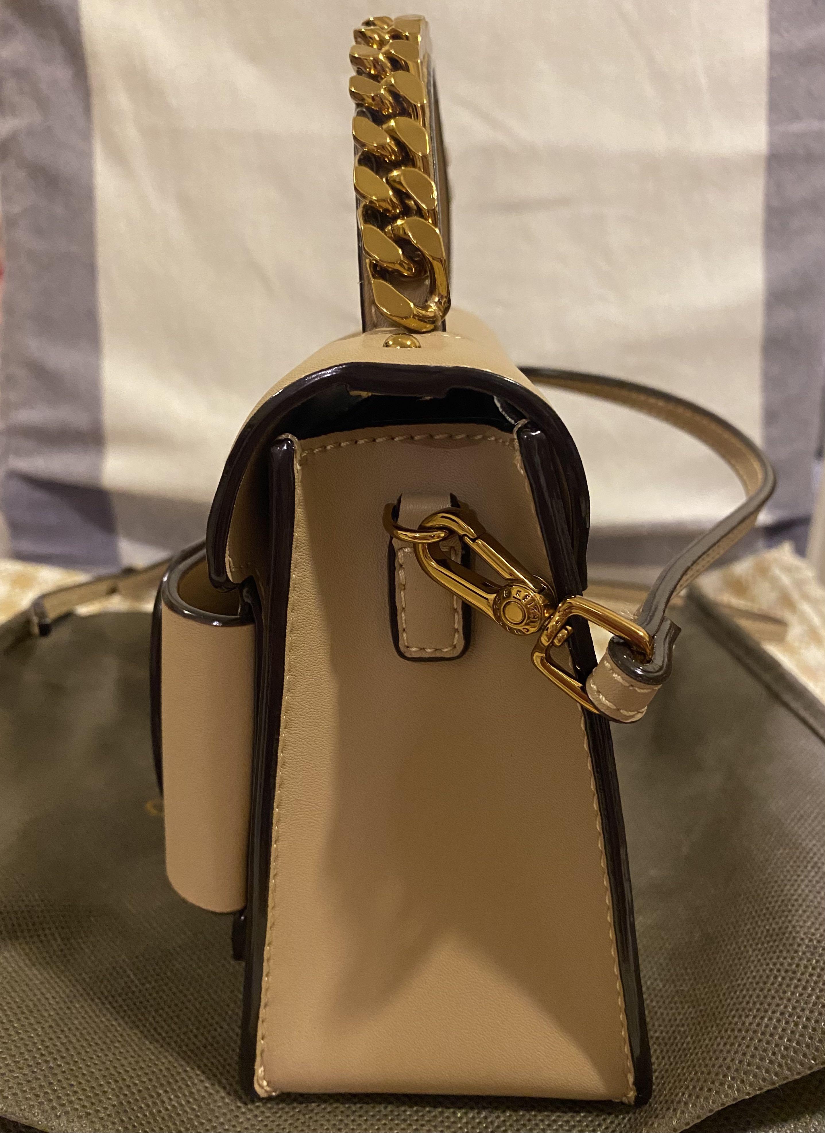 Chunky metal top new arrivals handle bow flap bag