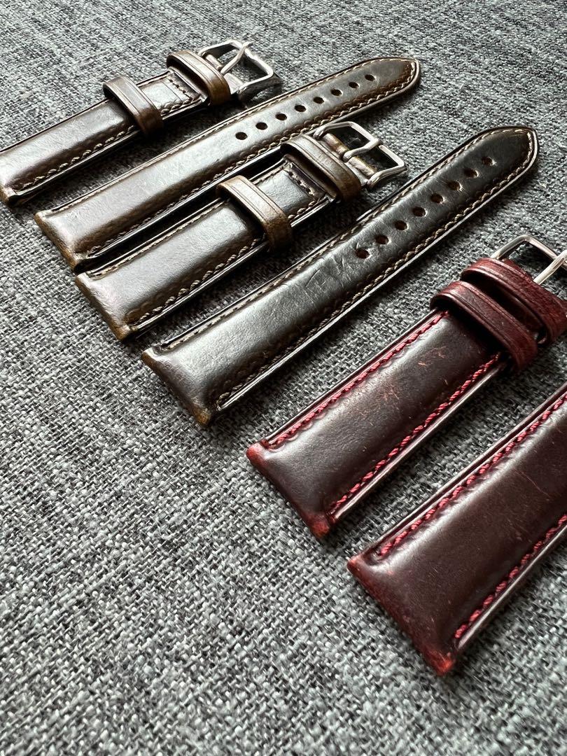 Genuine leather watch straps online