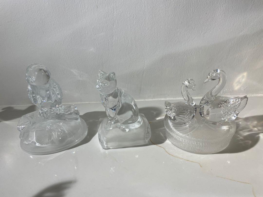 Crystal Figurine Collections Package Sale 11pcs, Furniture & Home Living, Home Decor, Vases