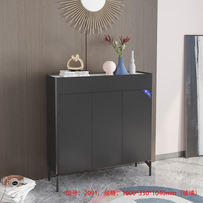 Dark Grey Shoe Cabinet 80 100 120cm Free Delivery Free Installation Furniture Home Living Furniture Shelves Cabinets Racks on Carousell