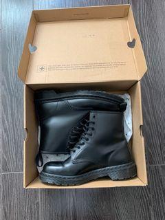Dr Martens 1460 Mono Smooth Leather Lace Up Boots