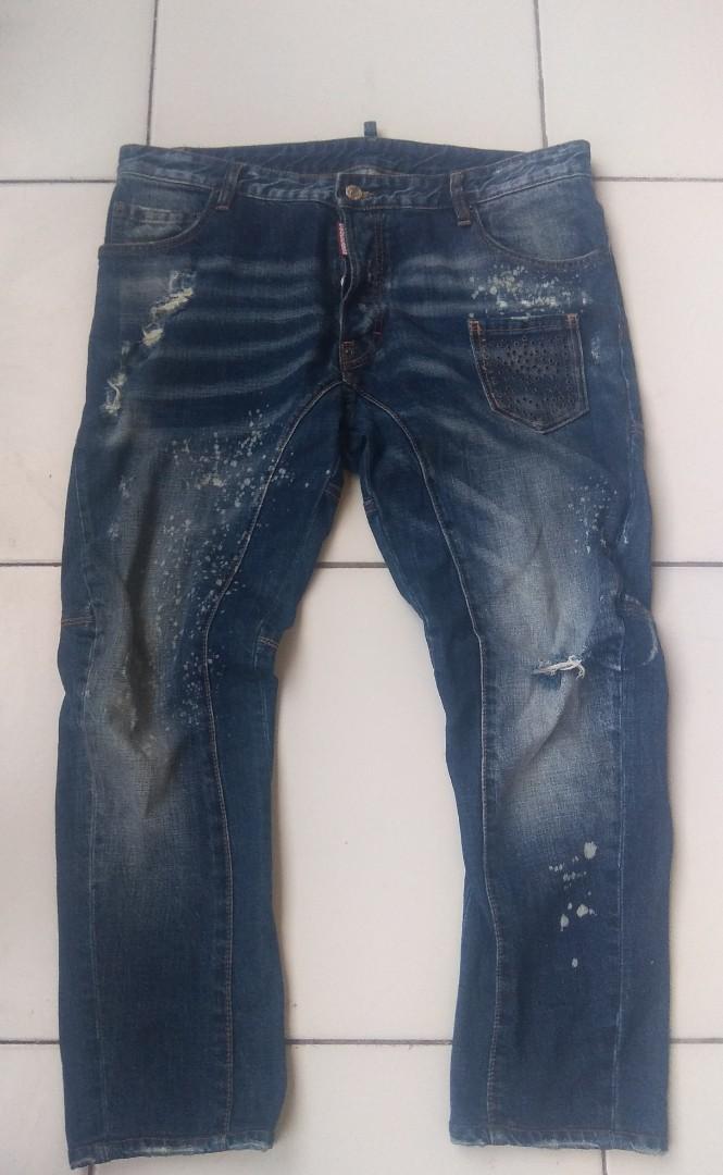 dsquared2 jeans sz.36, Fesyen Pria, Pakaian , Bawahan di Carousell