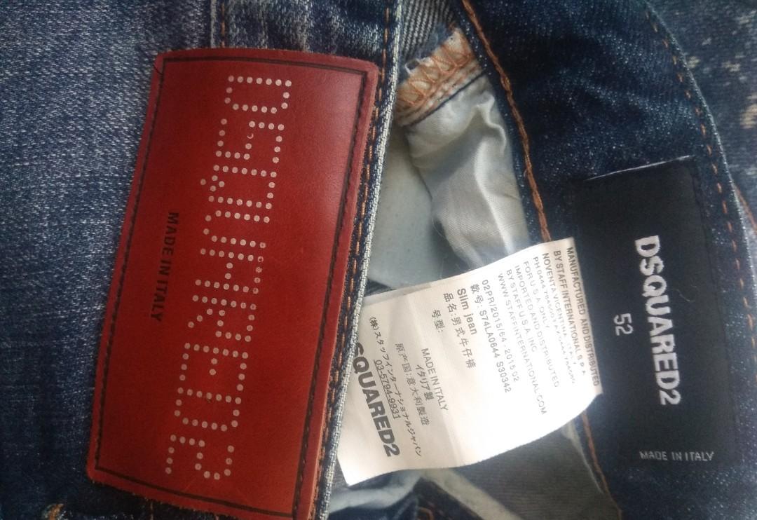 dsquared2 jeans sz.36, Fesyen Pria, Pakaian , Bawahan di Carousell