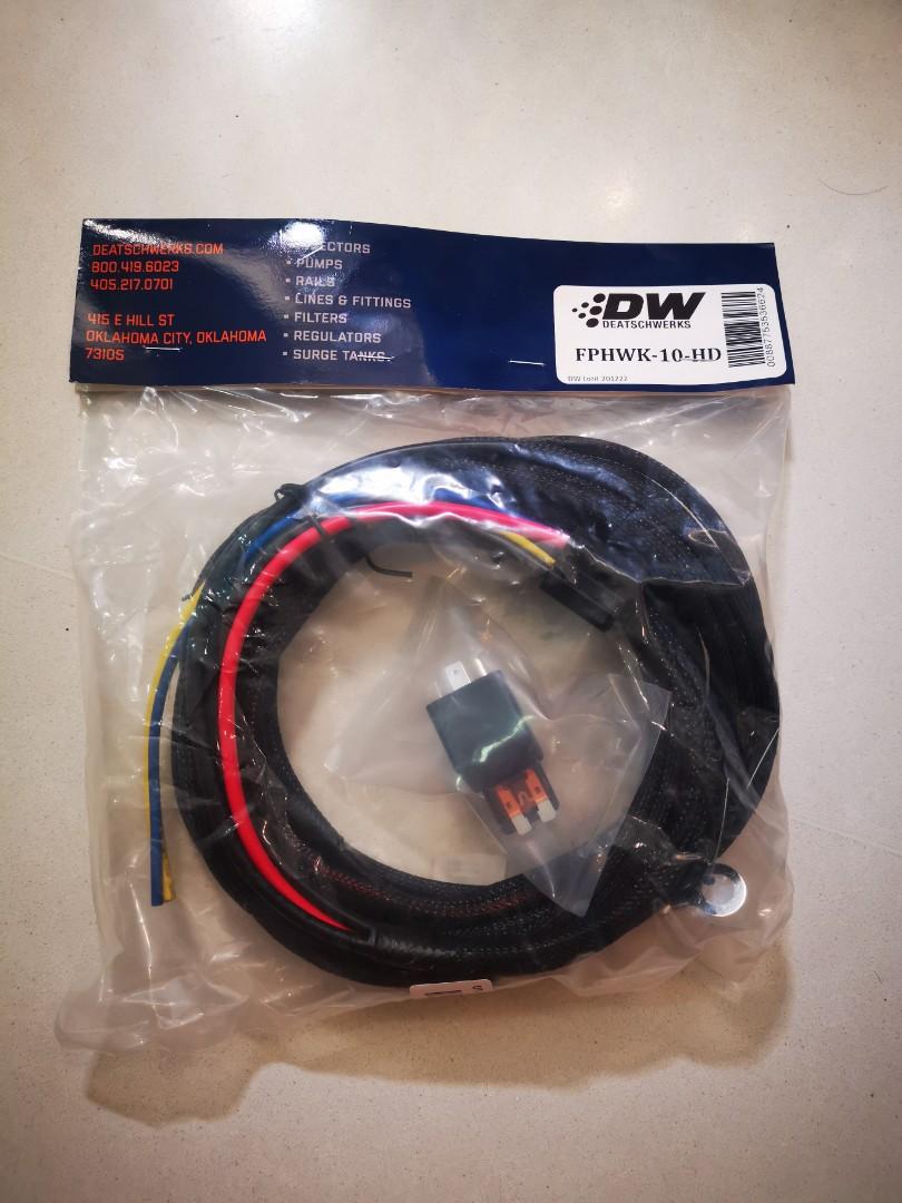 FPHWK10HD DeatschWerks Highcurrent Universal Kit to Hardwire Fuel Pump to Battery, Computers