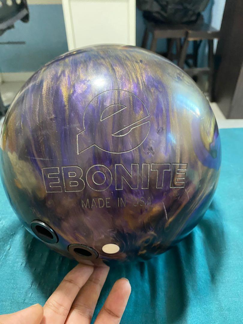 Ebonite Turbo R bowling ball (13lbs), Sports Equipment, Sports & Games