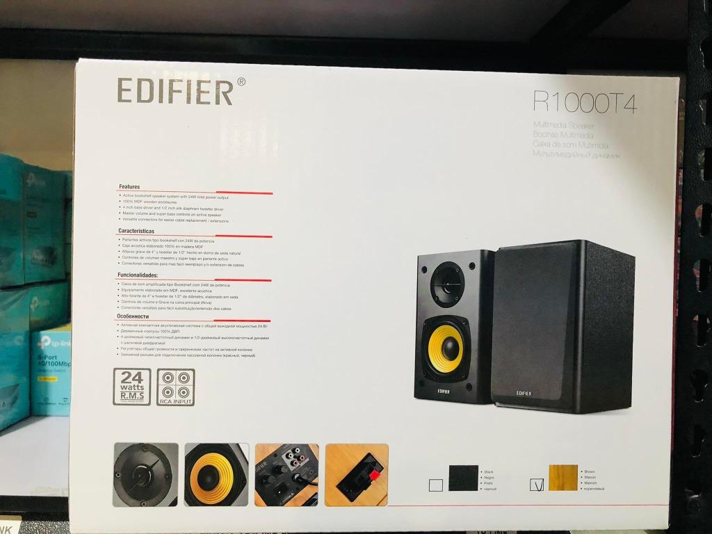 Edifier R1000T4 Multimedia Bookshelf Speaker, Audio, Soundbars ...