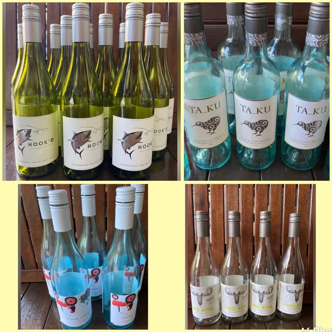 Empty Wine Glass Bottles(空酒瓶）, Everything Else on Carousell