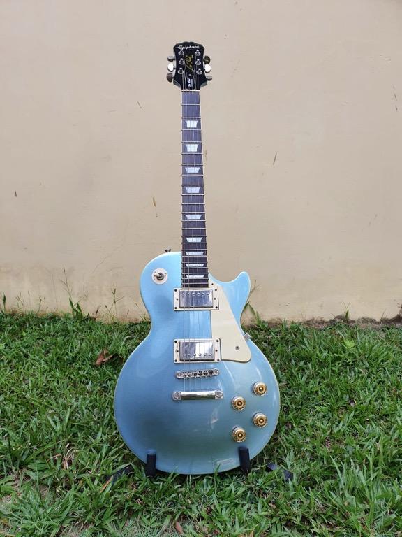 Epiphone les paul standard pelham blue deals