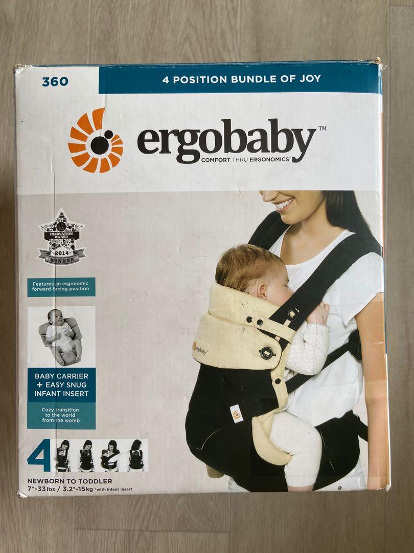 Ergobaby four position 360 baby carrier infant insert top