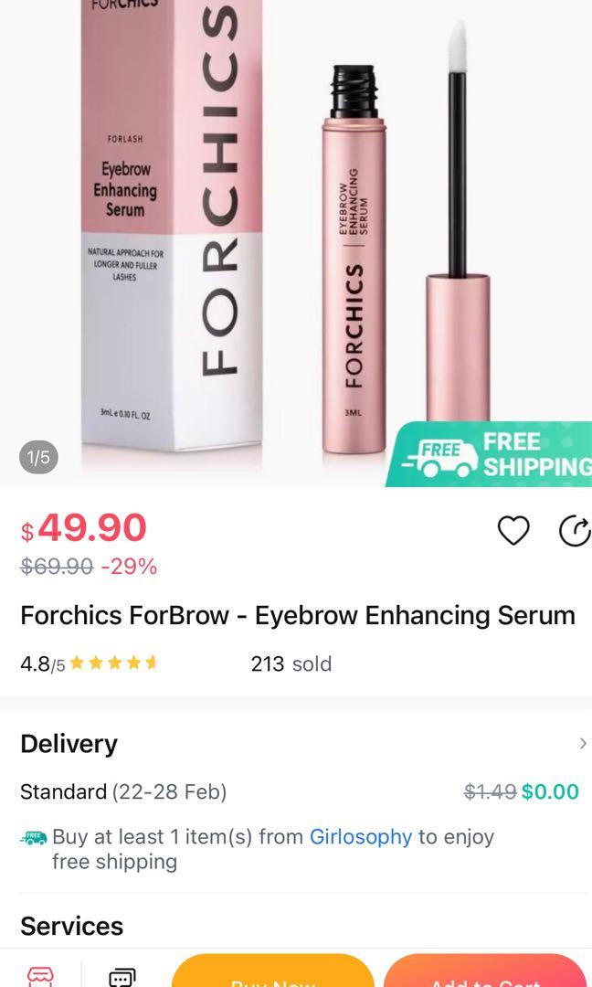 Forchics 2025 eyebrow serum