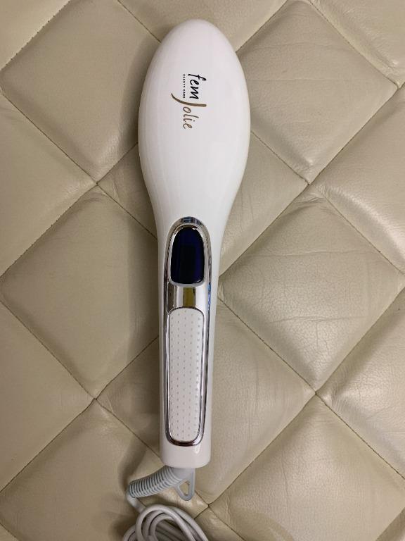 FemJolie White 40W Professional Electric Heated Ceramic Comb Hair