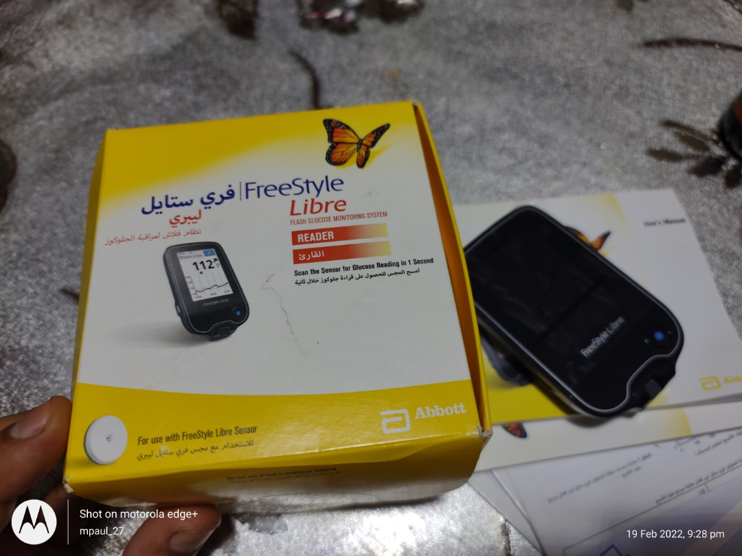 Freestyle Libre Reader Health Nutrition Health Monitors Weighing Scales On Carousell
