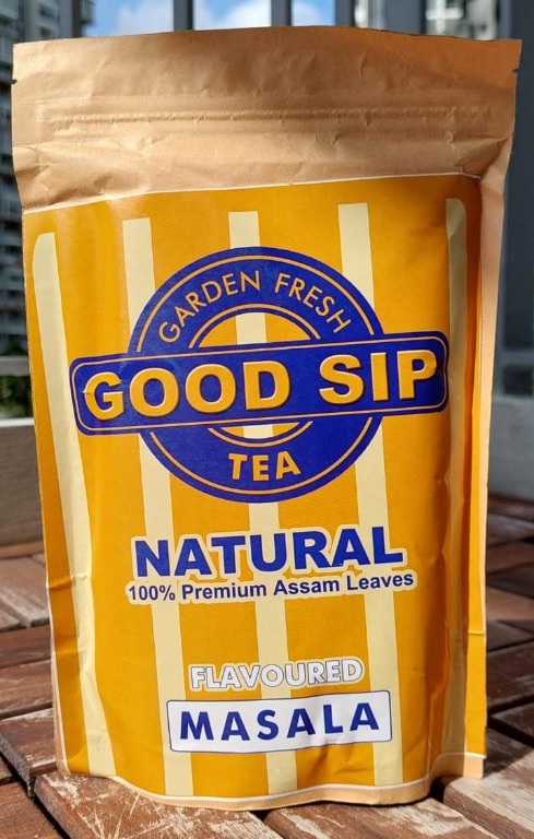 Good Sip 100% Natural Assam tea (Masala) 200gms, Food & Drinks ...