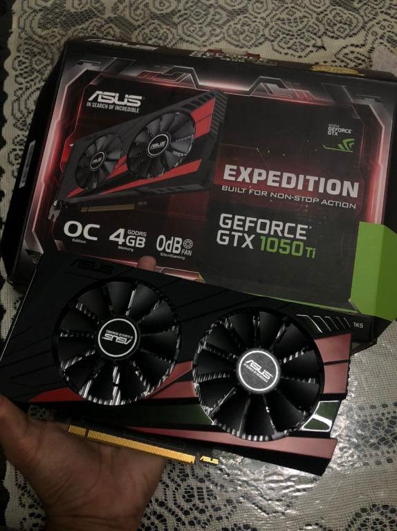 Asus gtx 1050 ti expedition oc 4gb discount