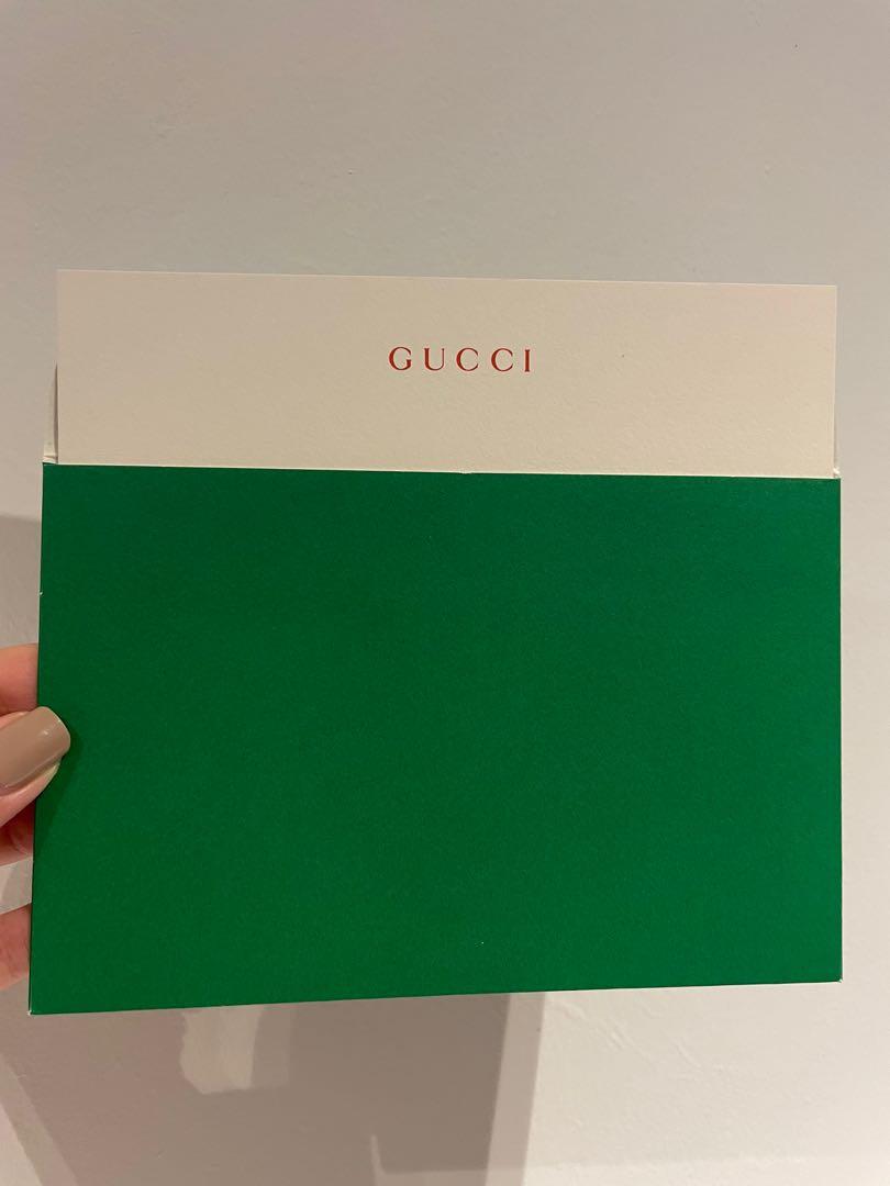 Gucci Card & Envelope - Authentic