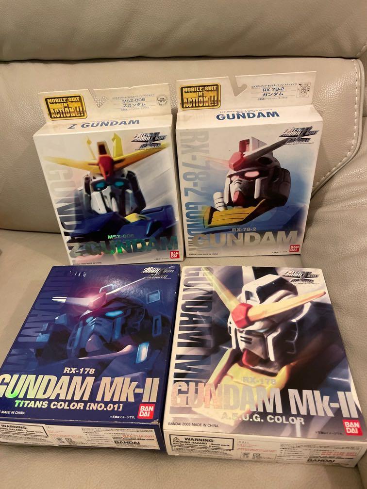 Gundam Extended Mobile Suit In Action 4 Boxes 興趣及遊戲 玩具 遊戲類 Carousell
