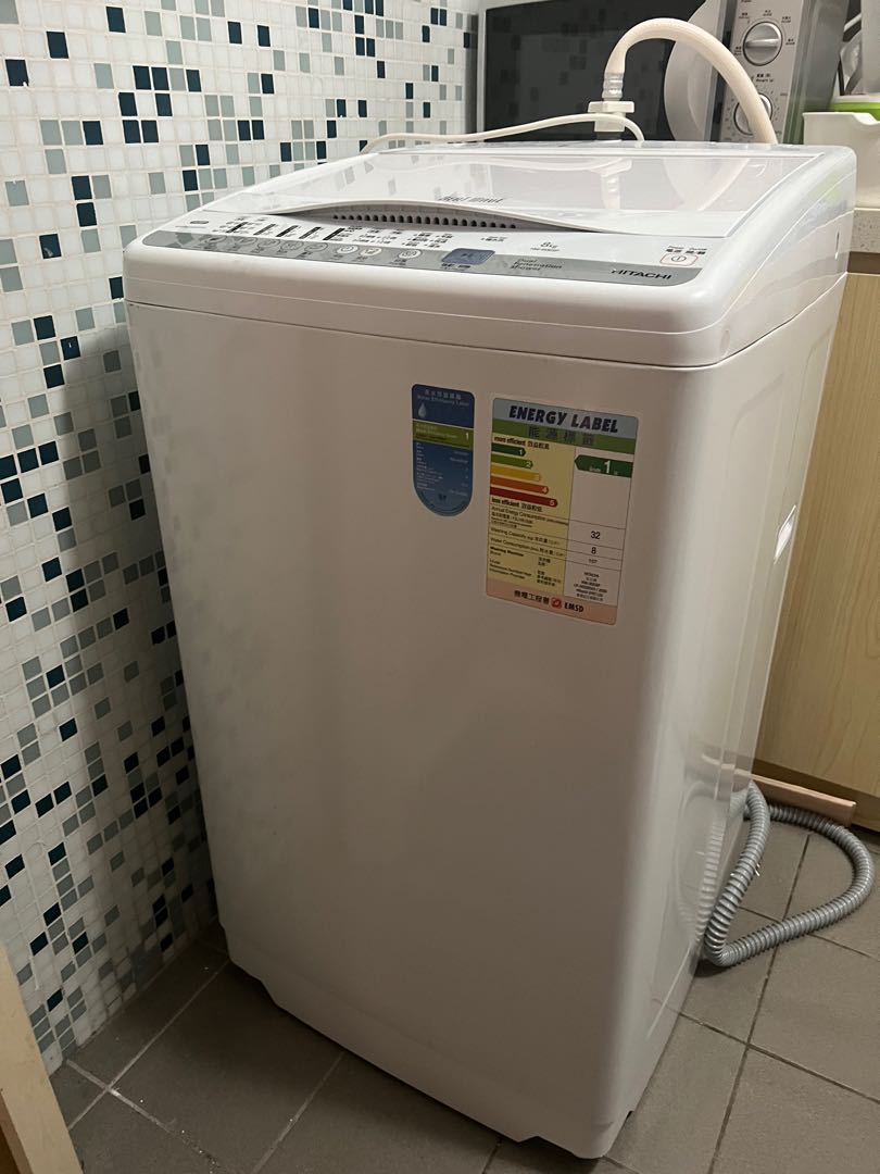 HITACHI 日立NW80ESP 8公斤850轉日本式洗衣機(高水位, 家庭電器 