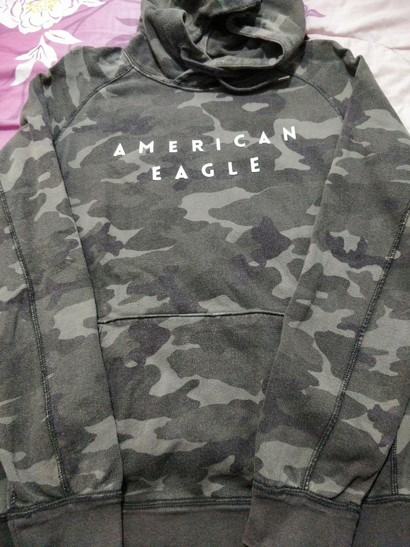 Camo american eagle hoodie cheap