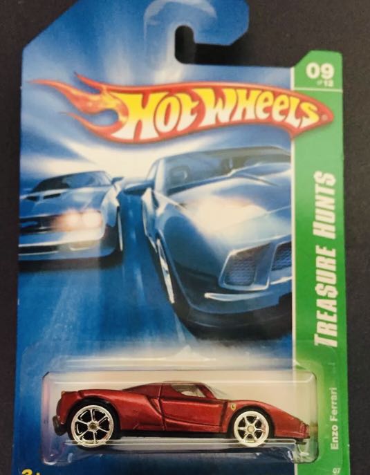 HOTWHEELS SUPER TREASURE T HUNT ENZO FERRARI RUBBER TIRES Hobbies