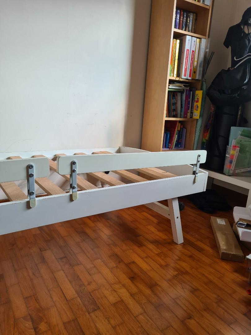 Ikea bed rail, Furniture & Home Living, Furniture, Bed Frames