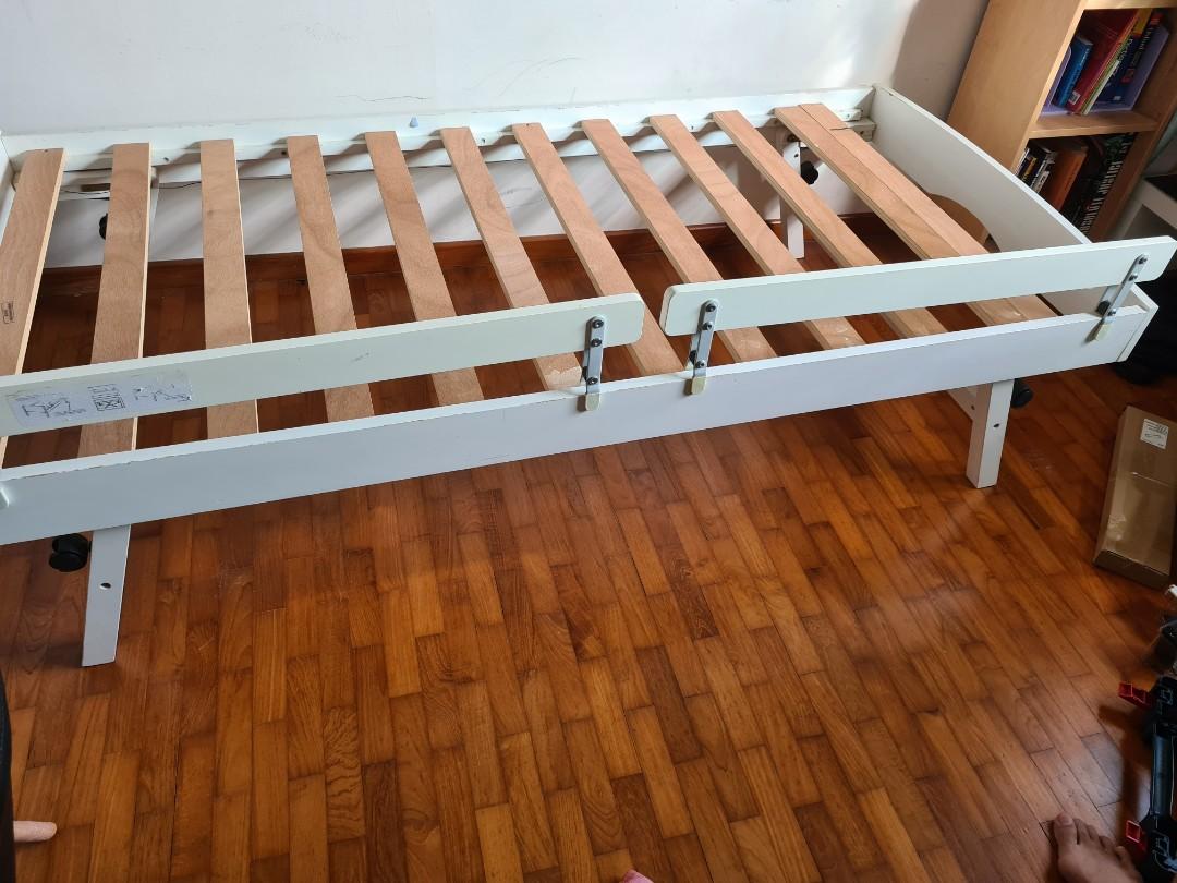 Ikea bed rail, Furniture & Home Living, Furniture, Bed Frames