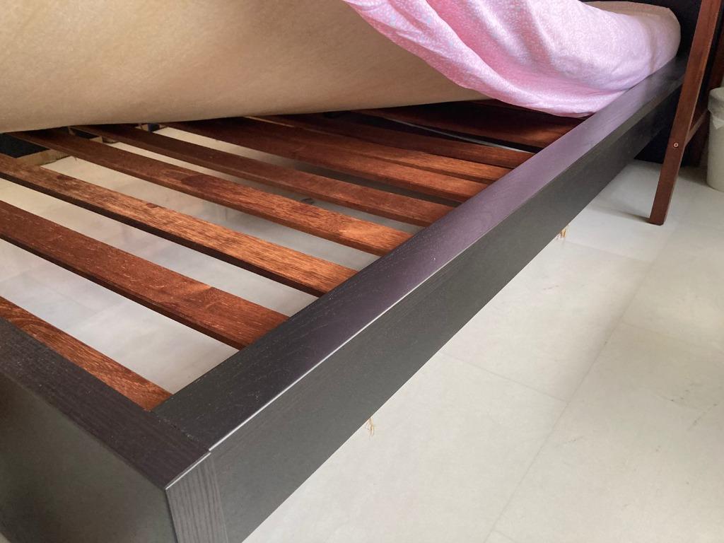IKEA Malm Bed + Slats + Mattress, Furniture & Home Living, Furniture