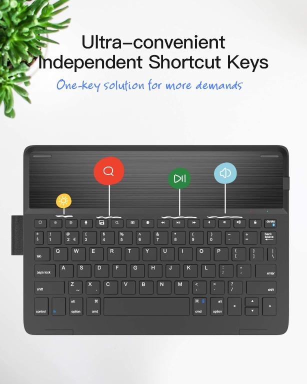 Inateck Keyboard Case for iPad 2021(9th Gen)/iPad 2020(8th Gen)/ iPad