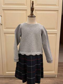 Jacadi女童學院風洋裝