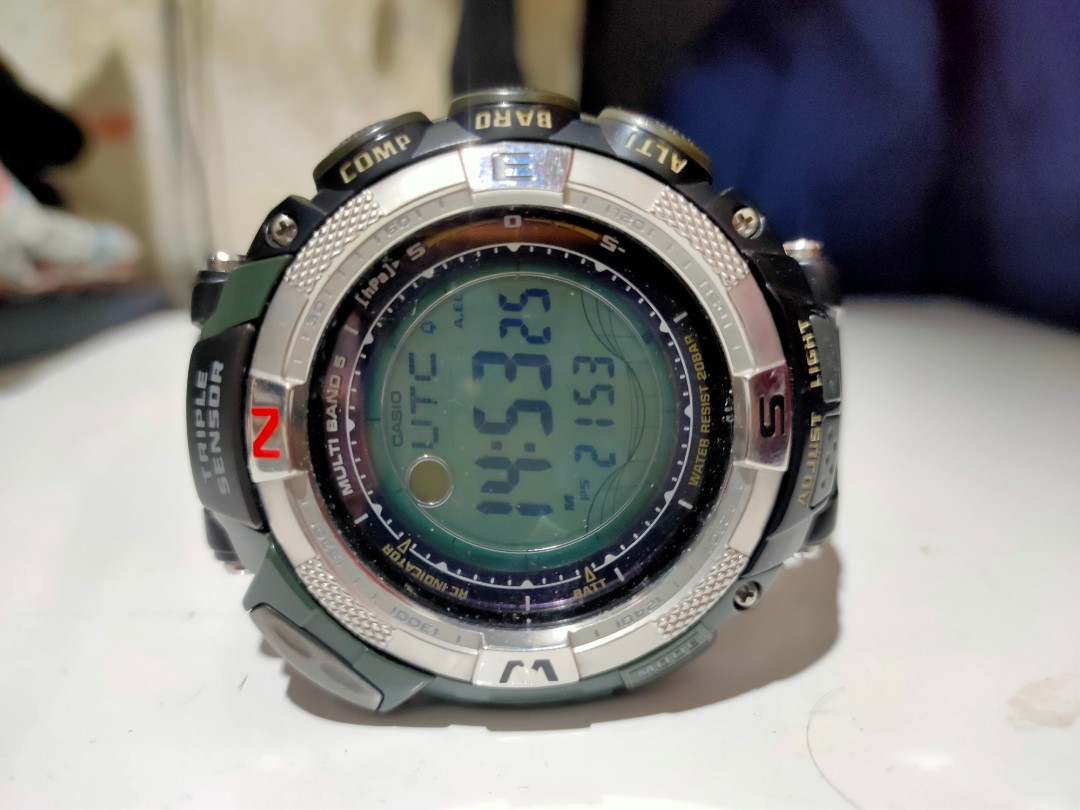 CASIO カシオ プロトレックPRW-1500J ソーラー電池 - 腕時計(デジタル)