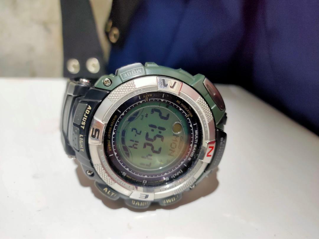 Jam Tangan Casio Protrek PRW 1500J Original, Fesyen Pria, Jam Tangan di  Carousell