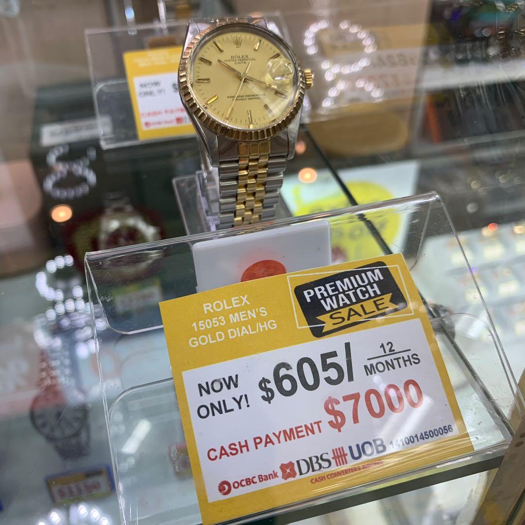 JE Rolex 15053 Mens Watch Luxury Watches on Carousell