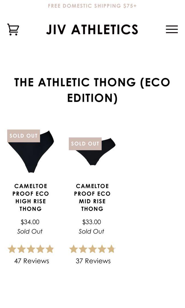 JIV ATHLETICS Cameltoe Proof High Rise Thong Review 