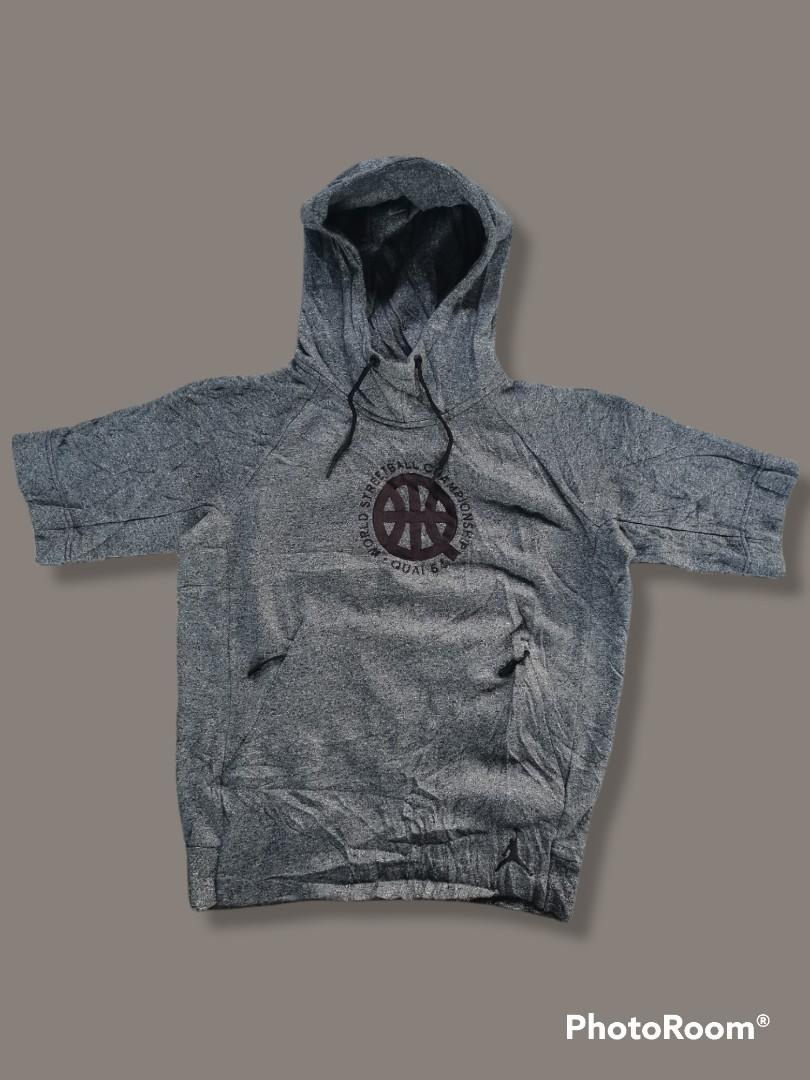 Jordan short sleeve hoodie, Men's Fashion, Tops & Sets, Tshirts & Polo