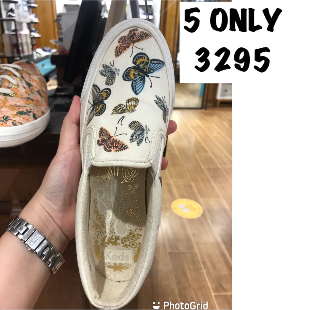 Keds Rifle Paper Co Butterfly 5 ONLY Women s Fashion Footwear