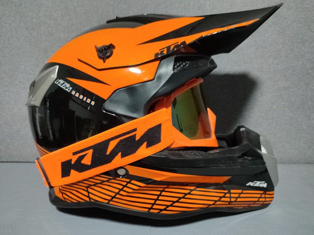 KTM full face helmet Motorcycles Motorcycle Apparel on Carousell