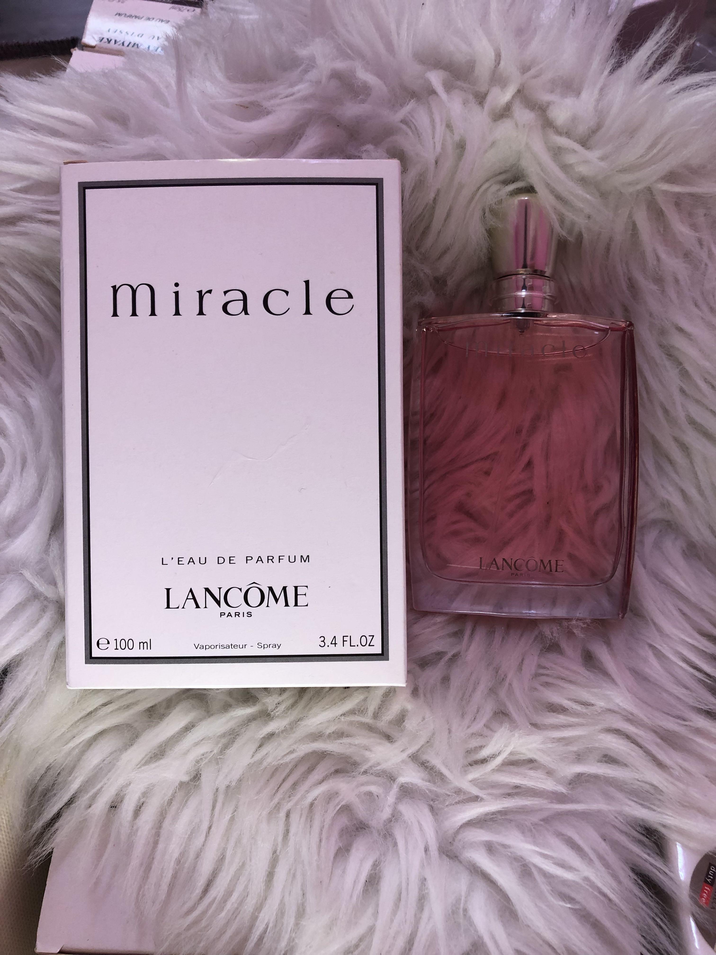 Lancome Miracle Leau De Parfum 100ml Tester Beauty And Personal Care Fragrance And Deodorants On