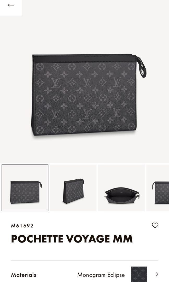 Louis Vuitton Discovery Pochette Monogram Eclipse, Luxury, Bags & Wallets  on Carousell