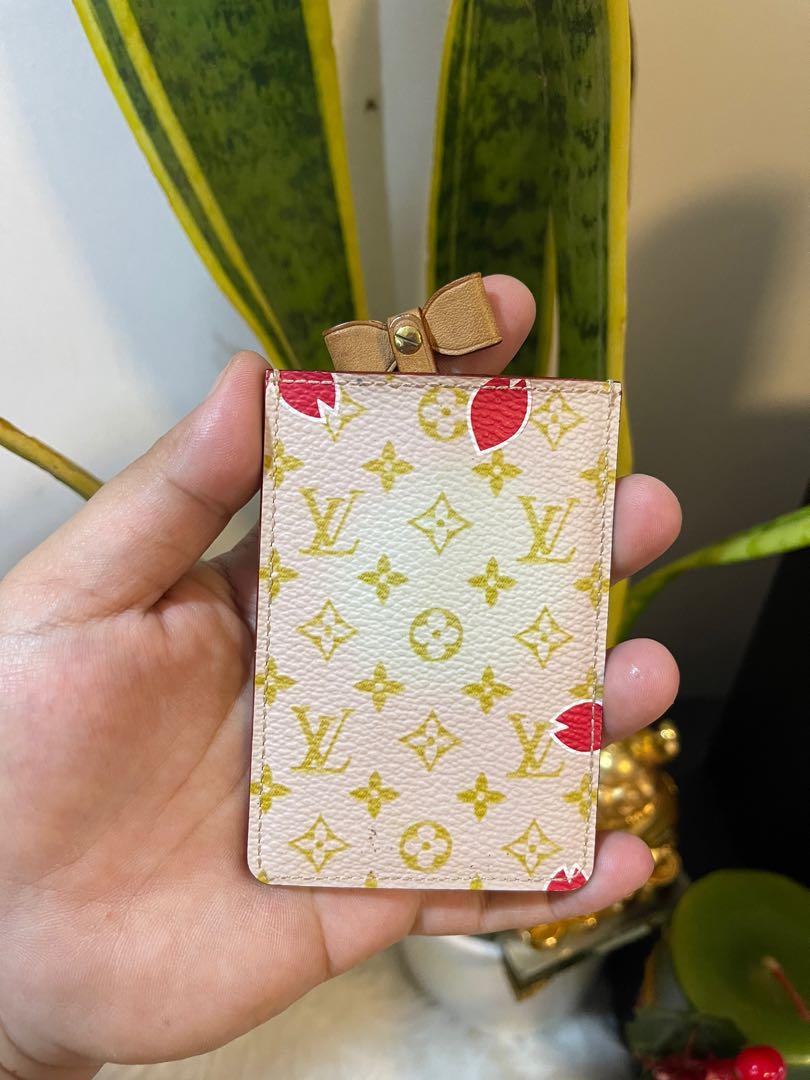 LV Cherry Blossom Murakami Mirror Card Holder very rare, Luxury