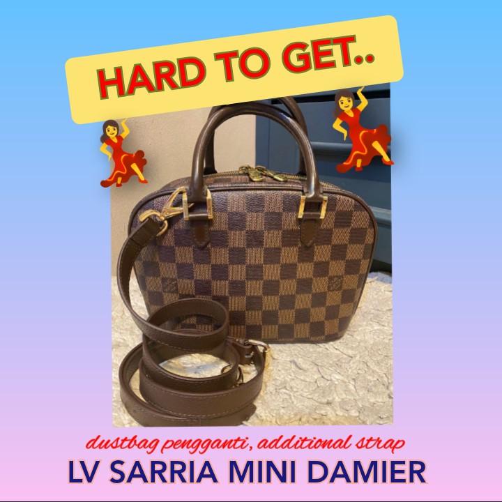 Lv Sarria Mini 2002 bag only, Fesyen Wanita, Tas & Dompet di Carousell