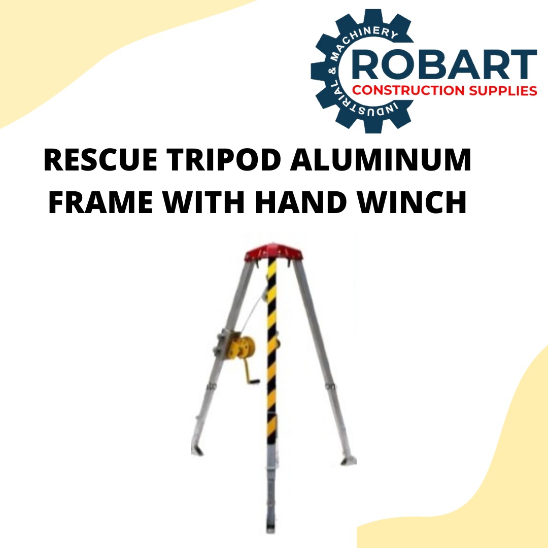RESCUE TRIPOD ALUMINUM FRAME WITH HAND WINCH, Commercial & Industrial