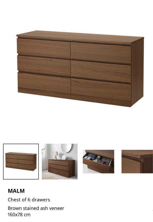 MALM drawers, Furniture & Home Living, Furniture, Shelves,