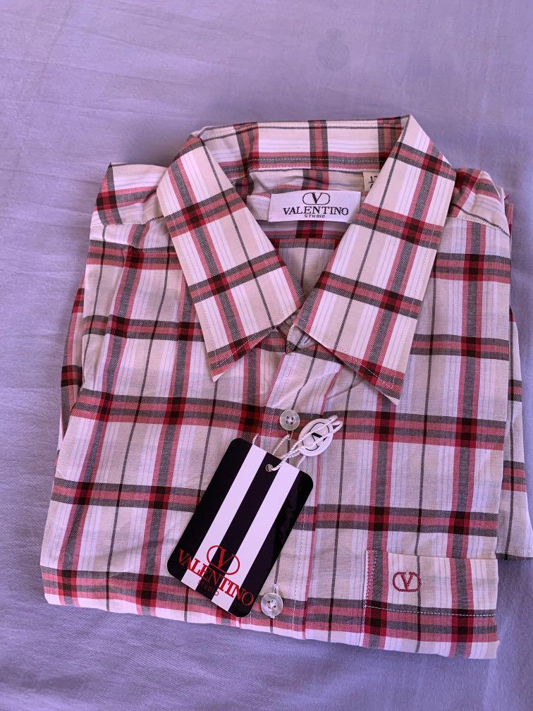2 piece Man long sleeve shirt 100 cotton size 42