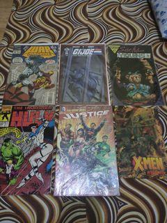 MARVEL and JUSTICE LEAGUE COMICS