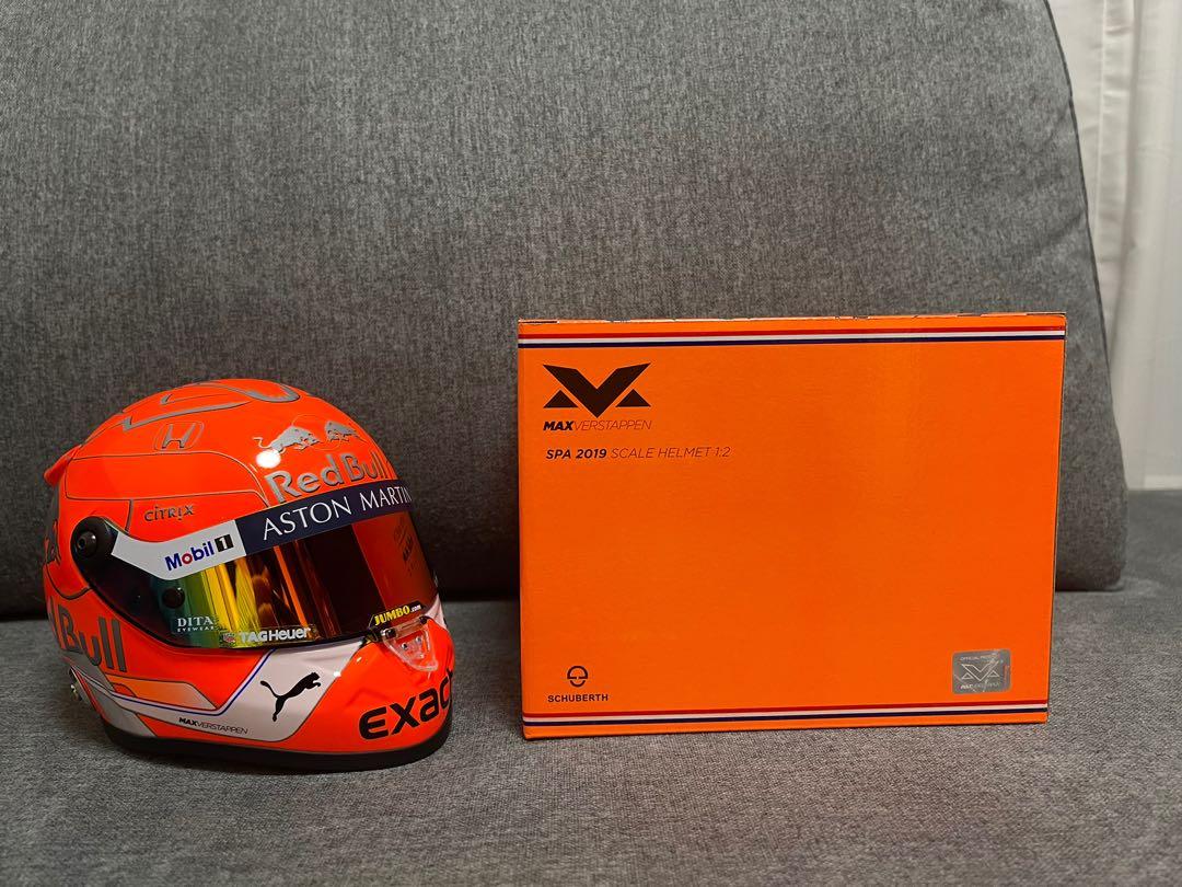 Max Verstappen 2019 Redbull Racing F1 SPA 1 2 mini helmet