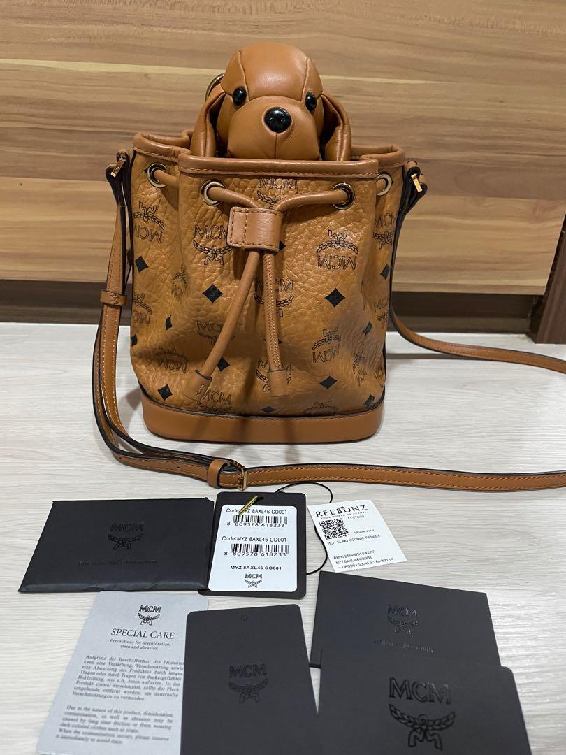 Mcm color store visetos bucket bag