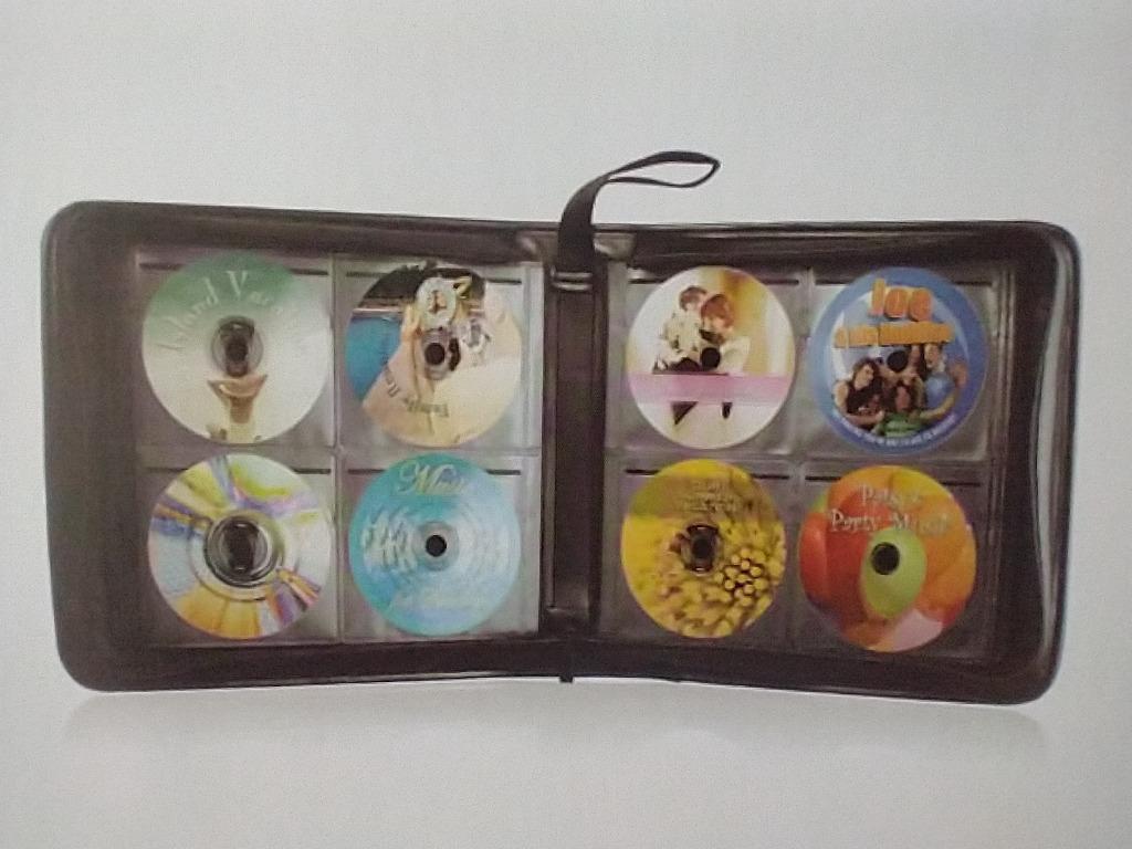 Memorex CD DVD Organizer TravelCase Faux Leather Wallet 256ct NewUSA