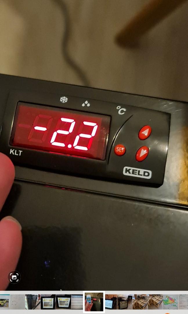 Mini fridge clear door 55L display Freezer/fridge, TV & Home Appliances